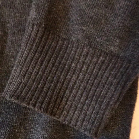 Jack&Jones premium charcoal cotton blend cardigan - Picture 4 of 5